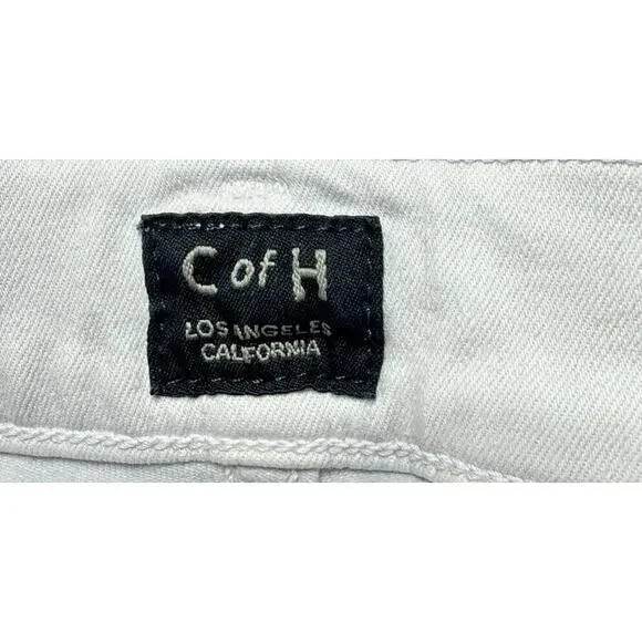 COH Women's Rocket Crop High Rise Skinny Light Purple Denim Jeans  Size 28x25.5* - Picture 6 of 9